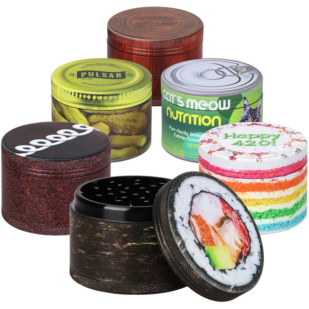 Pulsar Design Series V3 Aluminum Grinder | 4pc | 2.5"
